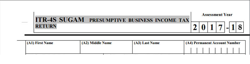 itr-4 form or ITR Sugam form